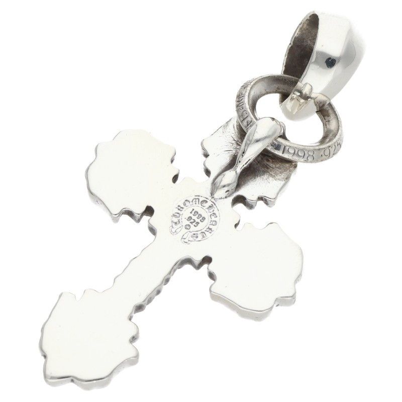 Chrome Hearts Filig Cross Xsm Bale Filigree XS Bail Silver Pendant — view 2