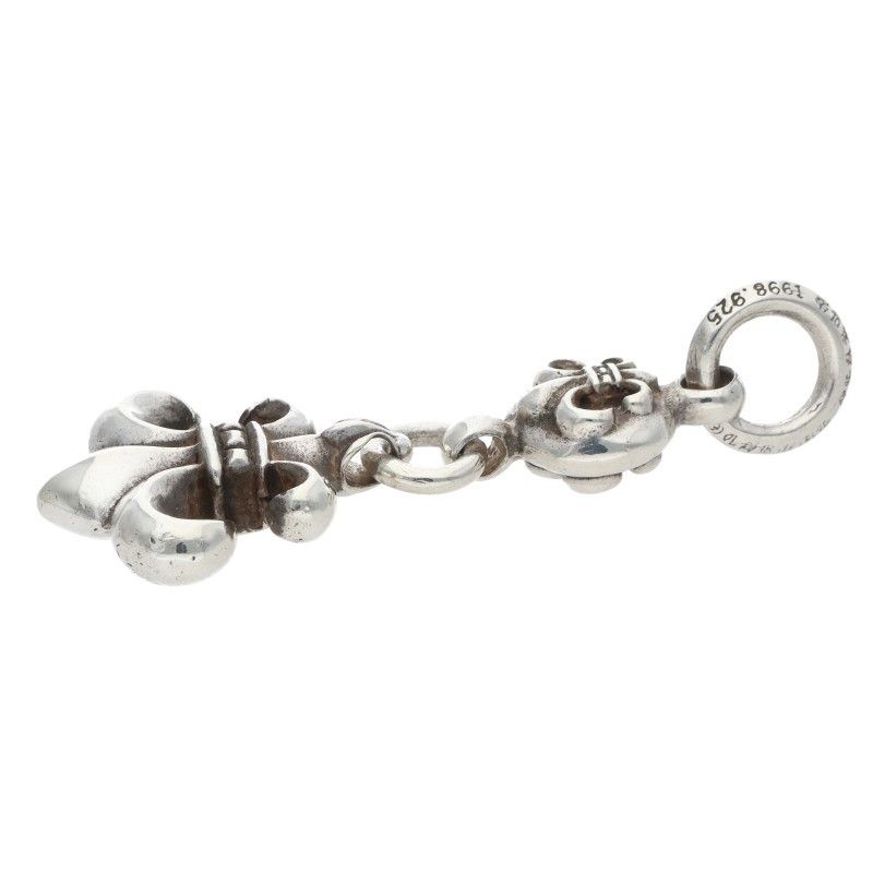 Chrome Hearts BS Fleur BS Flare Charm Silver Pendant — view 5