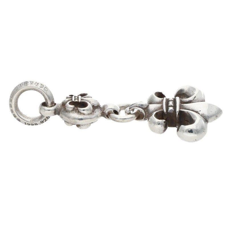 Chrome Hearts BS Fleur BS Flare Charm Silver Pendant — view 4
