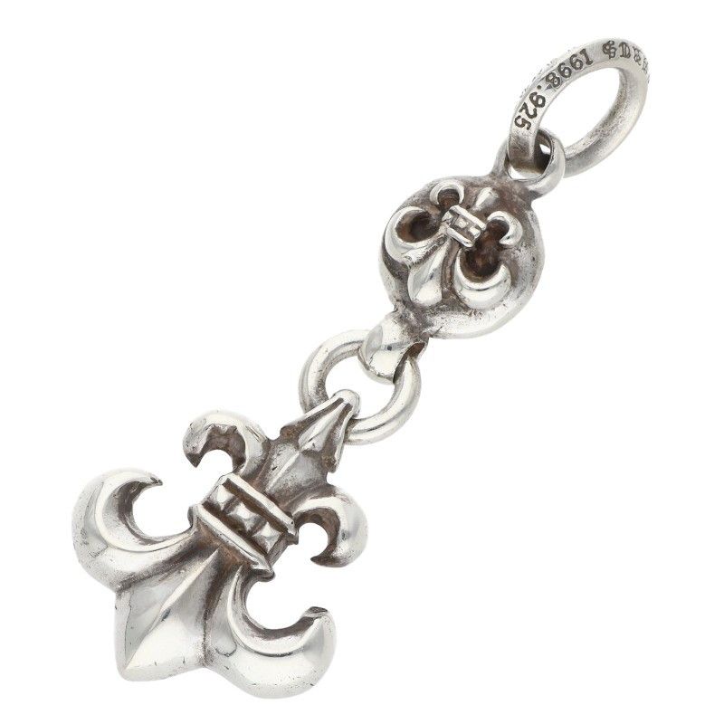 Chrome Hearts BS Fleur BS Flare Charm Silver Pendant — view 2