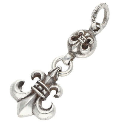 Chrome Hearts BS Fleur BS Flare Charm Silver Pendant