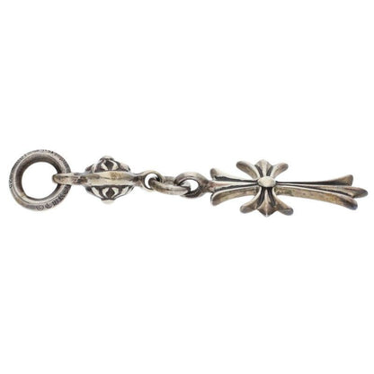 Chrome Hearts Tny CH Crs 1 Ball Tiny CH Cross Silver Pendant — view 4