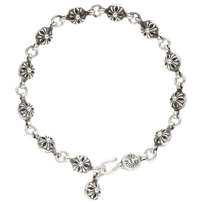 Chrome Hearts No1 Ball 1 Cross Silver Bracelet — view 2