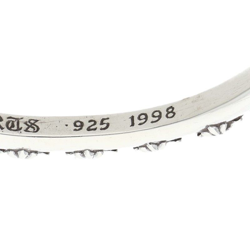 Chrome Hearts Bangle Cross Band Silver Bracelet — view 4