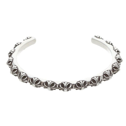 Chrome Hearts Bangle Cross Band Silver Bracelet