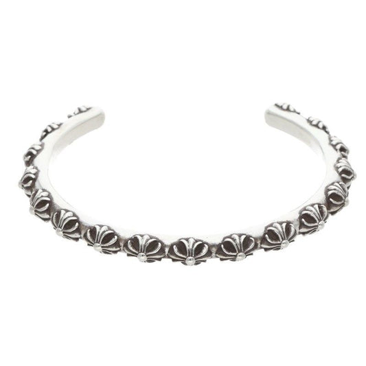 Chrome Hearts Bangle Cross Band Silver Bracelet