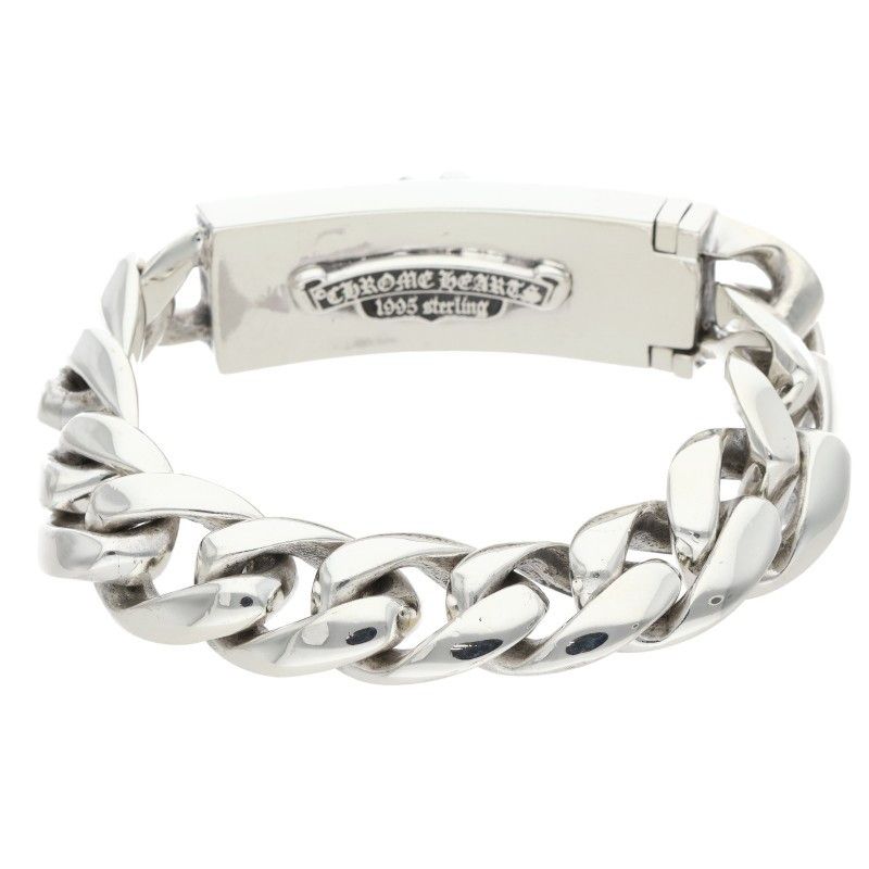 Chrome Hearts ID Dagger ID Classic Link Silver Bracelet — view 2