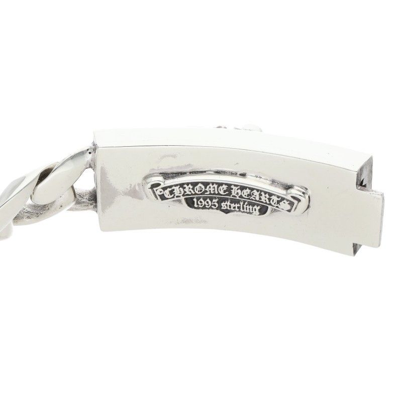 Chrome Hearts ID Dagger ID Classic Link Silver Bracelet — view 3