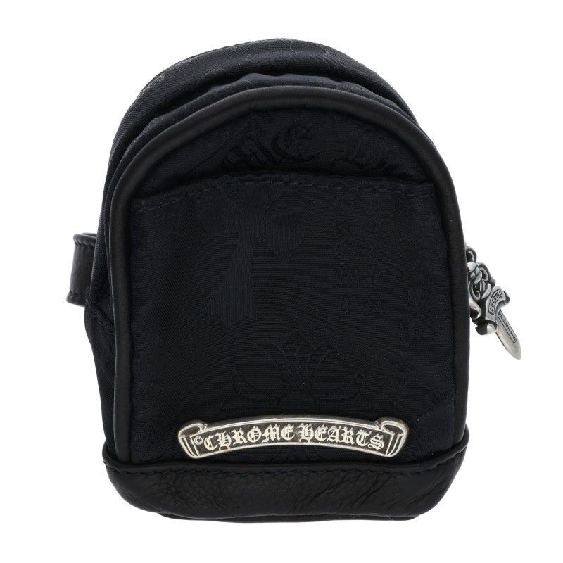 Chrome Hearts Wristhim Back Pack Leather Switchable All Over Pattern Nylon
