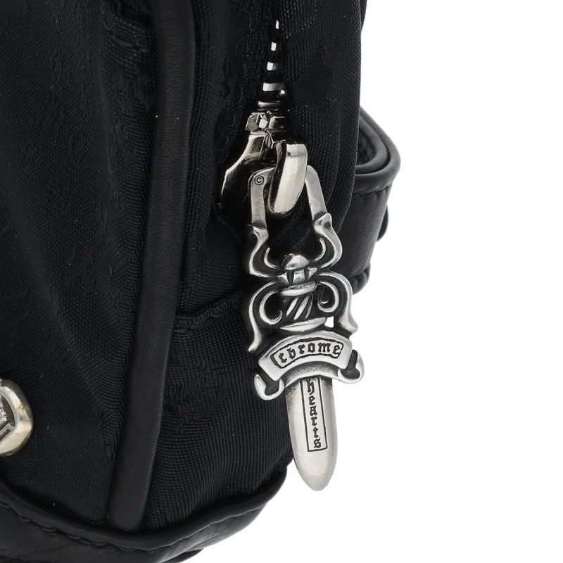 Chrome Hearts Wristhim Back Pack Leather Switchable All Over Pattern Nylon — view 3