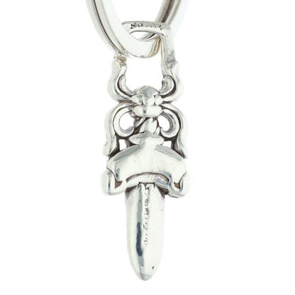 Chrome Hearts Clp Chn Classic-l Long Classic Link Silver Key Chain Key Holder — view 4