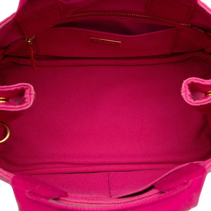 Prada Canapa Mini 2-Way Shoulder Bag Fuchsia Pink Canvas — view 4