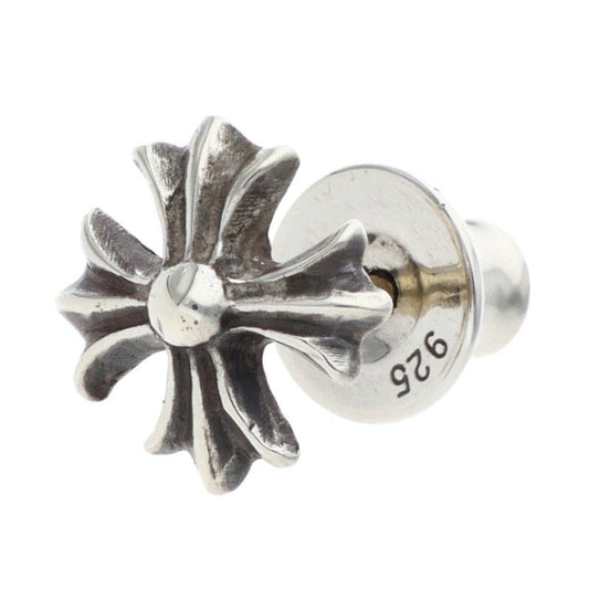 Chrome Hearts No2 CH Pls CH Plus Stud Silver Earrings