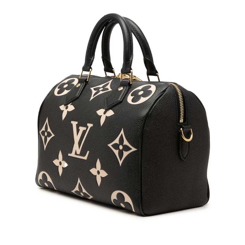Louis Vuitton Monogram Empreinte Bicolor Speedy Bandouliere 25 2-Way Shoulder — view 2
