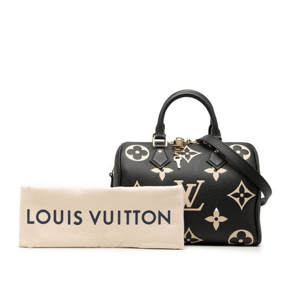 Louis Vuitton Monogram Empreinte Bicolor Speedy Bandouliere 25 2-Way Shoulder — view 6