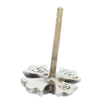 Chrome Hearts No2 CH Pls Dia CH Plus Stud 1 Diamond Silver Earrings — view 5