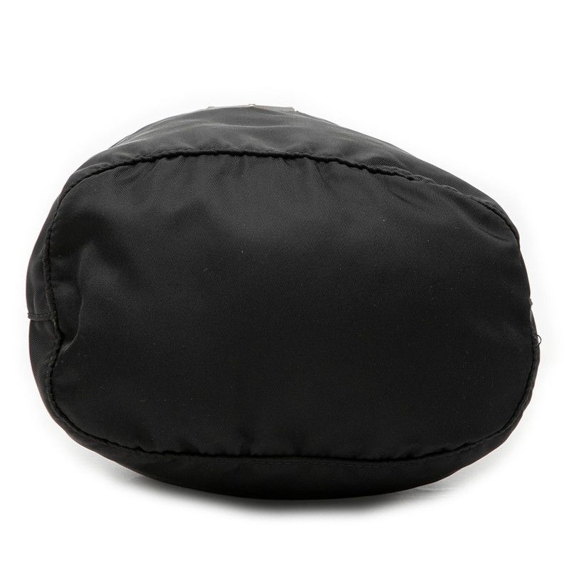 Prada Drawstring Pouch Case Black Nylon — view 3