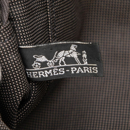 Hermes Her Line Tote MM Black Gray Canvas — view 5