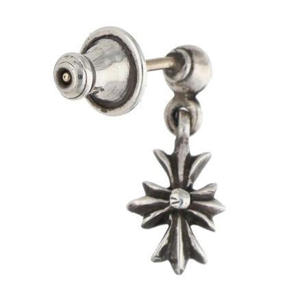 Chrome Hearts Tny CH Pls 1 Tiny Ech Plus Drop Silver Earrings — view 2