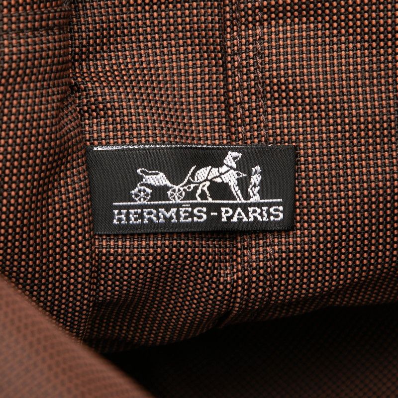 Hermes Her Line a Dos MM Backpack Brown Canvas — view 5
