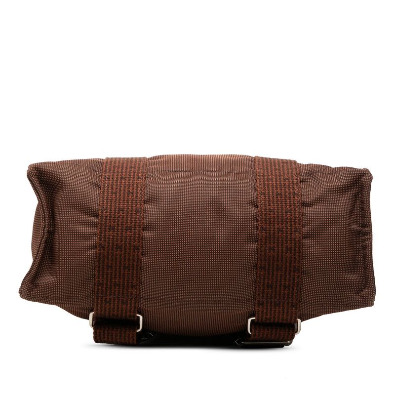 Hermes Her Line a Dos MM Backpack Brown Canvas — view 3