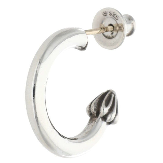Chrome Hearts Hoop Plain Silver Earrings