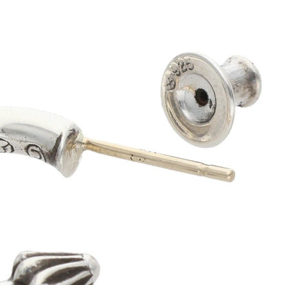 Chrome Hearts Hoop Plain Silver Earrings — view 4