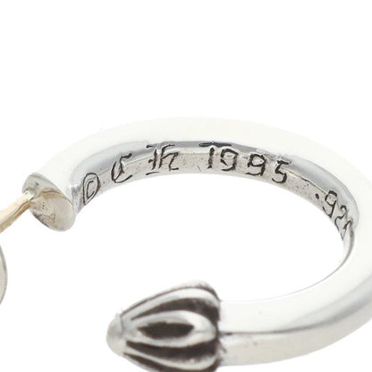 Chrome Hearts Hoop Plain Silver Earrings — view 3