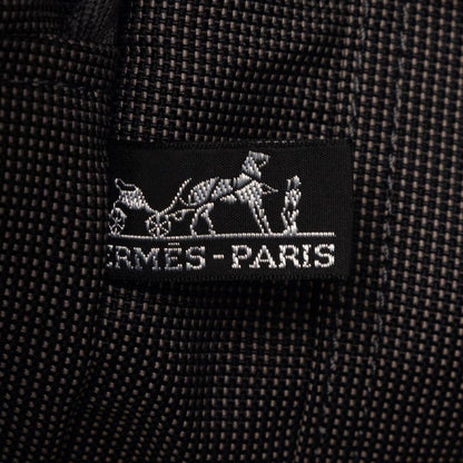 Hermes Her Line Tote MM Black Gray Canvas — view 6