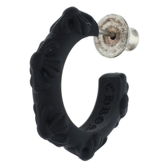 Chrome Hearts Rubber Hoop Cross Sml Band Silicone Earrings