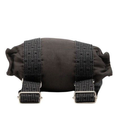 Hermes Her Line a Dos PM Backpack Black Gray Canvas — view 3