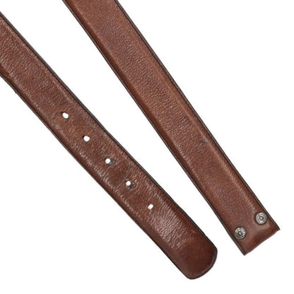 Chrome Hearts 1.5 Strap Scroll Rebe Roulis Betts Leather Belt 34 — view 3