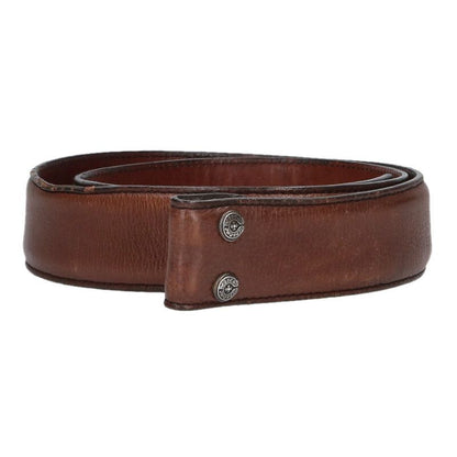 Chrome Hearts 1.5 Strap Scroll Rebe Roulis Betts Leather Belt 34
