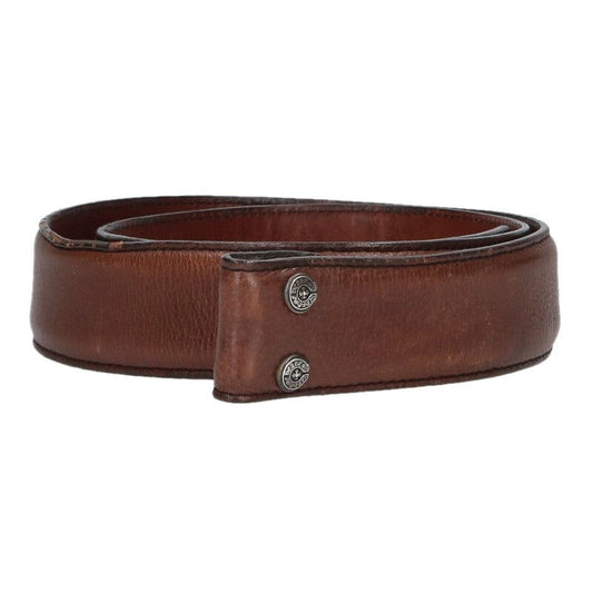 Chrome Hearts 1.5 Strap Scroll Rebe Roulis Betts Leather Belt 34
