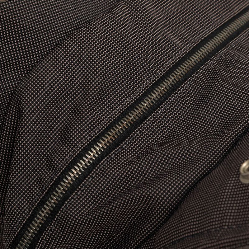 Hermes Her Line Tote GM Black Gray Canvas — view 5