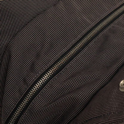 Hermes Her Line Tote GM Black Gray Canvas — view 5