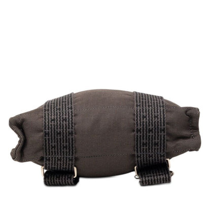 Hermes Her Line a Dos PM Backpack Black Gray Canvas — view 3