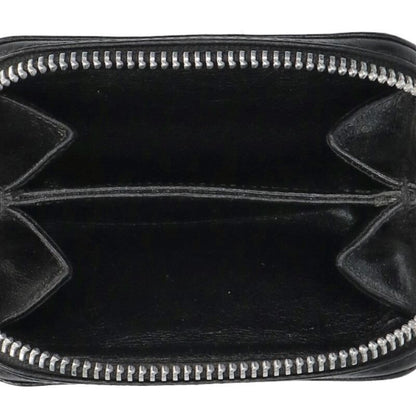 Chrome Hearts Coin Case Daga Round Zip Leather — view 3