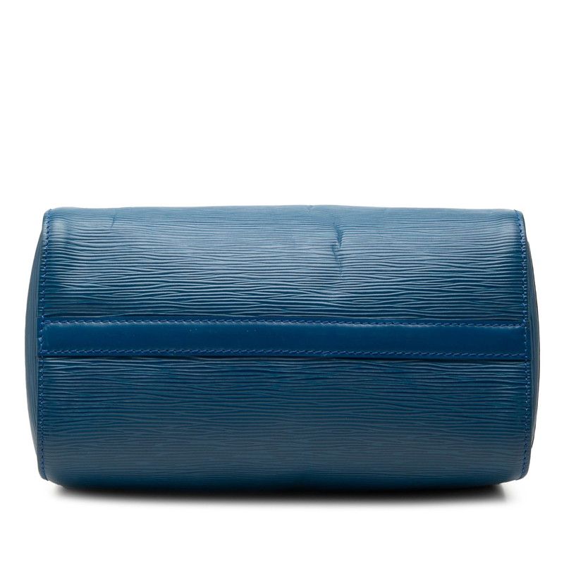 Louis Vuitton Epi Speedy 25 Mini Boston Bag Toledo Blue Leather — view 3