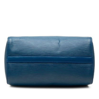 Louis Vuitton Epi Speedy 25 Mini Boston Bag Toledo Blue Leather — view 3