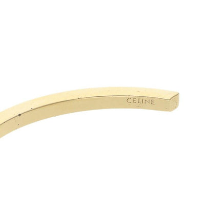 Celine Simple Form Rhodium Gold Finish Bracelet C4 — view 3