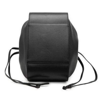 Loewe Anagram Hammock Small Shoulder Bag Drawstring 2-Way Black Leather — view 3