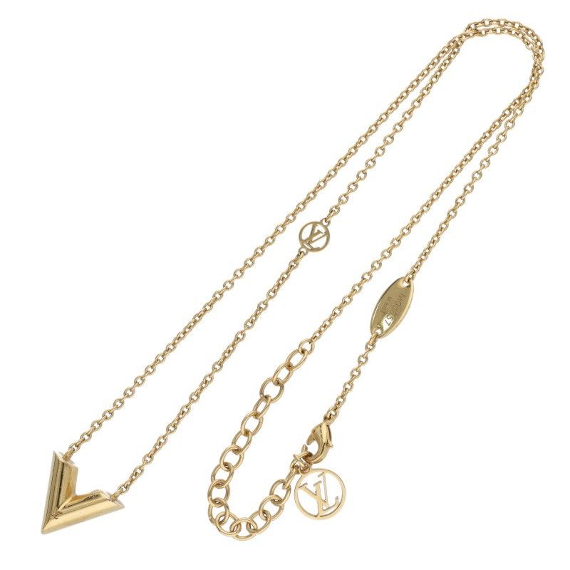 Louis Vuitton Essential Gold Necklace — view 2