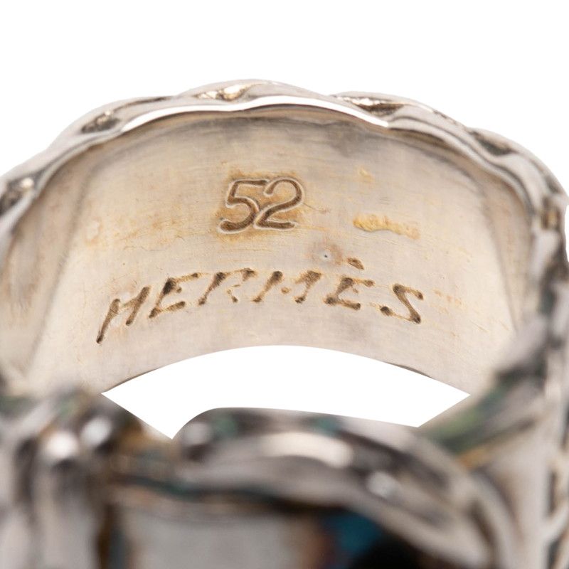 Hermes Diane Ring 52 Silver — view 4