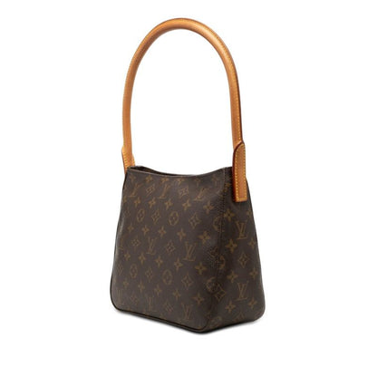 Louis Vuitton Monogram Looping MM Shoulder Bag Brown Leather — view 2