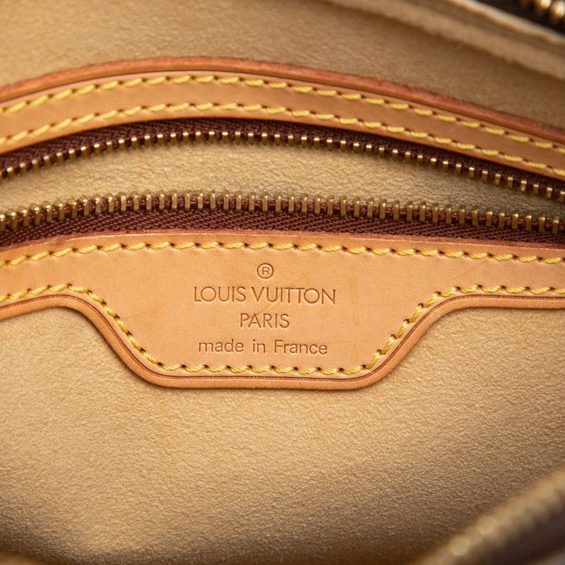 Louis Vuitton Monogram Looping MM Shoulder Bag Brown Leather — view 5