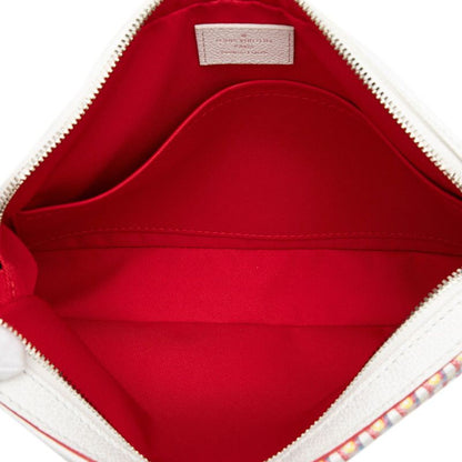 Louis Vuitton Damier Giant Spray Trio Messenger Crossbody Shoulder Bag White — view 4
