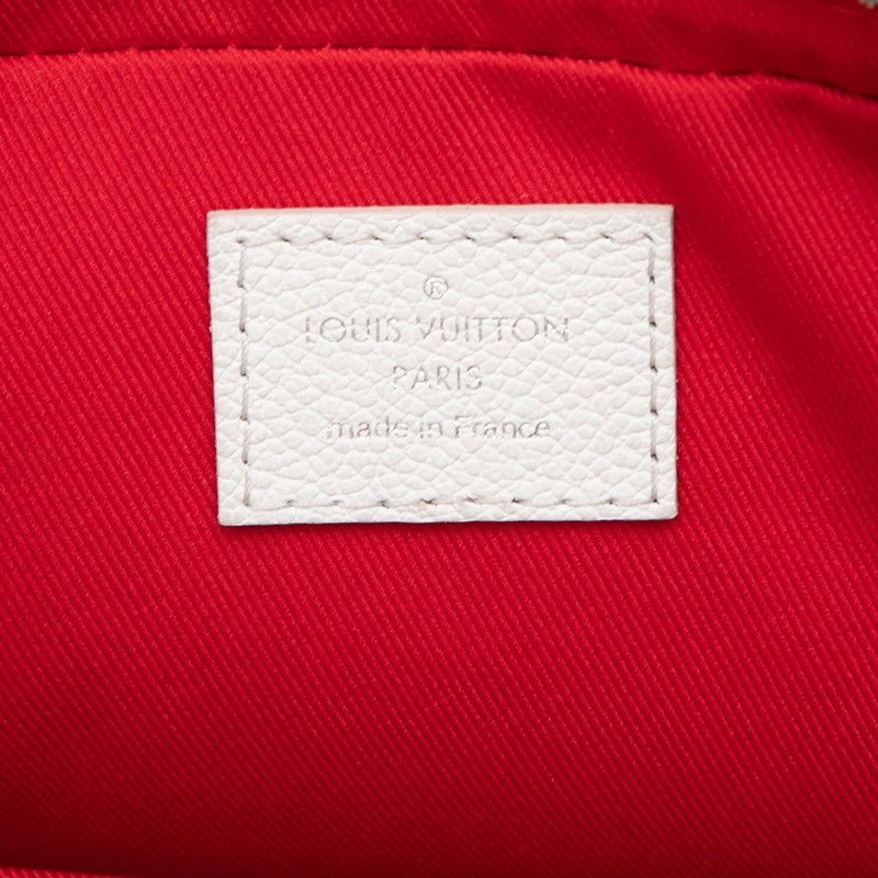 Louis Vuitton Damier Giant Spray Trio Messenger Crossbody Shoulder Bag White — view 5