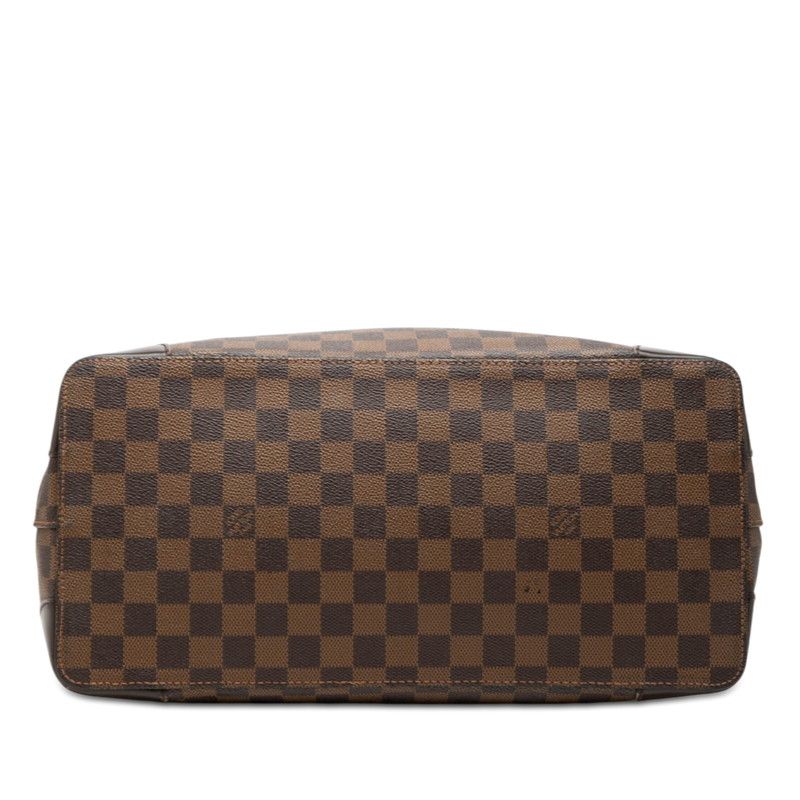 Louis Vuitton Damier Hampstead MM Tote Shoulder Bag Brown Leather — view 3