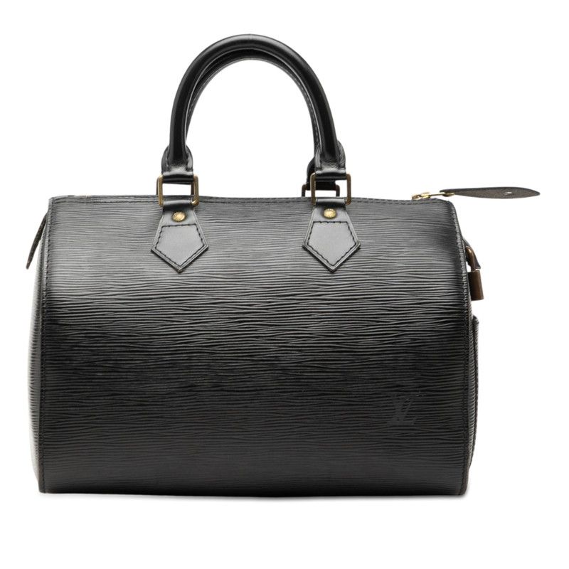 Louis Vuitton Epi Speedy 25 Mini Boston Bag Noir Black Leather